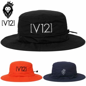 V12 ゴルフ サファリハット SAFARI HAT V122320-CP18 ヴィ・トゥエルヴ 【新品】3WF2 ゴルフウェア 帽子 ハット LOGO V12 GOLF AUG2 