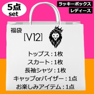 【超お買い得の5点set】V12 ゴルフ レディース ゴルフウェア＆アクセサリー 福袋 5点入り 【新品】 ヴィ・トゥエルヴ ラッキーボックス 