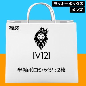 【超お買い得の2枚セット】V12 ゴルフ メンズ 福袋 半袖ポロシャツ 2枚セット 【新品】 ヴィ・トゥエルヴ ラッキーボックス ゴルフウェア