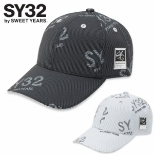 SY32 GOLF 2024 メンズ キャップ SYG-24S116 JACQUARD CAP ゴルフ【新品】24SS 帽子 ゴルフウェア MAR3 