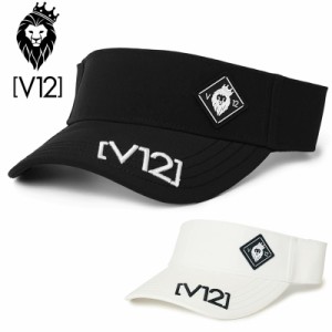 V12 ゴルフ 2024 バイザー COZY VISOR V122410-CP08 ヴィ・トゥエルヴ 【新品】24SS ゴルフウェア サンバイザー 帽子 V12GOLF MAR3 