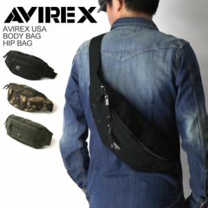 AVIREX(アビレックス) アヴィレックス イーグル シリーズ ボディバッグ ヒップバッグ ウエストバッグ メンズ レディース