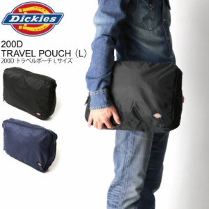 Dickies(ディッキーズ) 200D トラベル ポーチ Lサイズ 旅行用ポーチ メンズ レディース