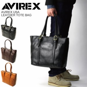 AVIREX(アビレックス) アヴィレックス ブルト シリーズ レザー トートバッグ メンズ レディース