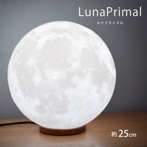 月ライト 25cm LED 間接照明 木製台座 テーブルランプ 照明 インテリア おしゃれ 月のランプ 月 寝室