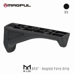 実物MAGPULMロック対応 アングルドフォアグリップ BK《M-LOK AFG(Angled Fore Grip) MAG598》  | エアガン グリップ サバゲ サバゲー サ