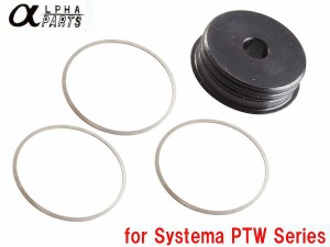 Alpha Parts PTW ストック チューブ キャップ APARTS-PTW02 トレポン 用 ｜ ウエポン SYSTEMA システマ RTW ストックチューブ  M4 インフ