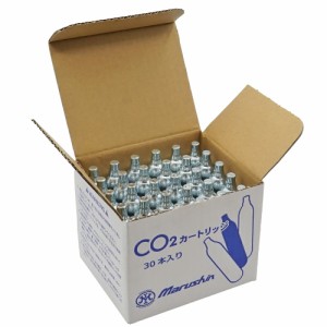 新パッケージモデル 30本セット マルシン CO2 カートリッジ 二酸化炭素高圧ガス CO2ガス   | MARUSHIN ガスガン ガスブロ ボンベ APS DRA