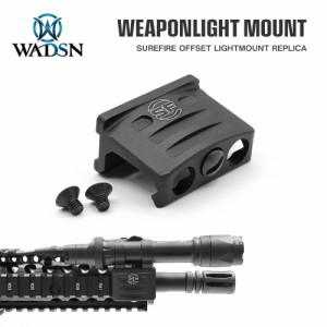 SUREFIRE タイプ RM45 オフセット ウェポンライトマウント WD02002-BK-LOGO WADSN 製