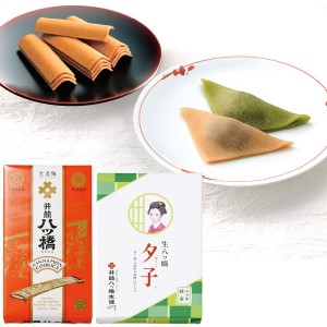 【送料無料】京都 八ッ橋化粧箱 夕子ニッキ抹茶2種6箱セット | ギフト プレゼント お取り寄せ お土産 HIS |