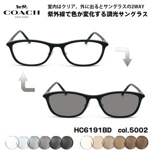 COACH 調光 サングラス HC6191BD 5002 54mm アジアンフィット UVカット コーチ 国内正規品