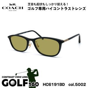 COACH サングラス ゴルフ HC6191BD 5002 54mm アジアンフィット コーチ UVカット 国内正規品