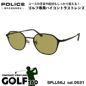 ゴルフ サングラス ポリス VPLL56J col.0531 48mm POLICE 2023 アジアンフィット 国内正規品 GOLF160