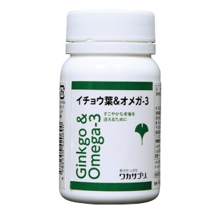 イチョウ葉エキス サプリ オメガ3 不飽和脂肪酸 60粒×3個 送料無料 高品質イチョウ葉エキスを2粒に120mg含有 EPA・DHA配合 ギンコライド