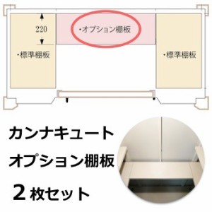 物置 小型 屋外 おしゃれ 屋外 オプション キュートオプション棚板セット ２枚組