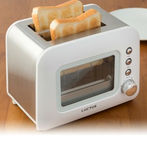 ポップアップトースター (解凍・再加熱機能付き) 4-8枚切り対応  SE6100  トースター ポップアップトースター パン 食パン トースト おし