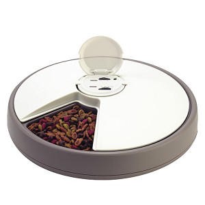 PET DISH (ペットディッシュ) ペット用自動給餌器  PD-06BE ベージュ  ペット用自動給餌機 餌やり器 自動えさやり器   ケッセルジャパン 