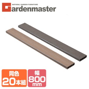 人工木材 1×4材 (800×89.5mm) 同色20本セット 全2色 WPC-1X4-8*20 ブラウン/ナチュラル フェンス材 化粧材 部品 部材 パーツ 材料 資材