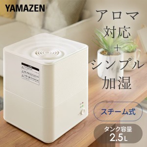 加湿器 スチーム式加湿器 スチーム加湿器 木造約6畳・プレハブ約9畳 タンク容量2.5L  KS-GA252(W)  加湿器 加湿機 スチーム加湿器 スチー