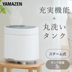 加湿器 スチーム式加湿器 スチーム加湿器 卓上 オフィス おしゃれ 木造約10畳・プレハブ約17畳 KS-L30(W)