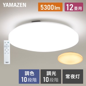 シーリングライト LED 照明器具 おしゃれ 12畳 天井照明 リビング 照明 調光 調色 リモコン付き  LC-G12V ホワイト  シーリング 照明器具