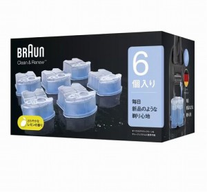 BRAUN ブラウン 電気シェーバー用洗浄液 6個入 cos21412 コストコ COSTCO