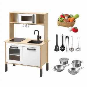 【セット商品】IKEA イケア おままごとキッチン 木製 スターター4点セット 野菜 cs020 DUKTIG ドゥクティグ