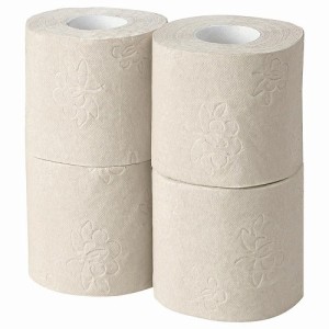 IKEA イケア トイレットペーパー ベージュ 4ピース m00520265 KNOSEN クノーセン