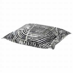 【カバーのみ】IKEA イケア 枕カバー ブラック ストライプ 50x60cm m30581808 FRODD フロッド 