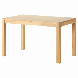 IKEA イケア テーブル ゴムノキ 125x75cm big60237783 NORDBY ノールドビー