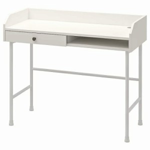 IKEA イケア デスク ホワイト 白 100x45cm big70477678 HAUGA ハウガ