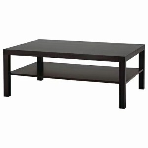 IKEA イケア コーヒーテーブル ブラックブラウン 118x78cm big80352951 LACK ラック