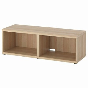 IKEA イケア テレビ台 ホワイトステインオーク調 120x40x38cm big80294857 BESTA ベストー