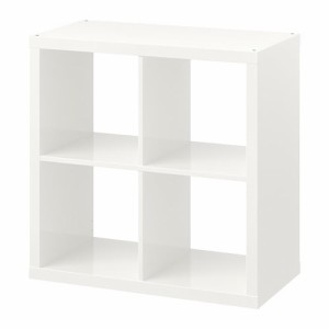 IKEA イケアシェルフユニット ハイグロス ホワイト 白 77x77cm n60471728 KALLAX カラックス