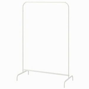 IKEA イケア 洋服ラック(大)ホワイト 白 99x152cm a80179433 MULIG ムーリッグ