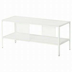 IKEA イケア テレビ台 メタル ホワイト 90x35x40cm m50483878 BAGGEBO バッゲボー