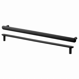 IKEA イケア 取っ手 ブラック 黒 346mm 2ピース n20449640 NYDALA ニーダーラ