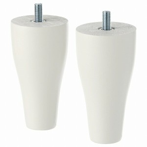 IKEA イケア 脚 ホワイト 白 10cm 2ピース n50472931 KABBARP カッバルプ