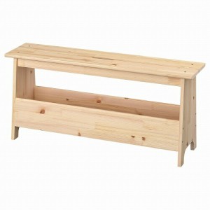 IKEA イケア ベンチ 収納付き パイン材 100cm m20501317 PERJOHAN ペルヨハン