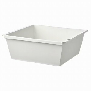 IKEA イケア 小物入れ ホワイト 室内 屋外用 40x40x15cm m10512217 JOSTEIN ヨースタイン