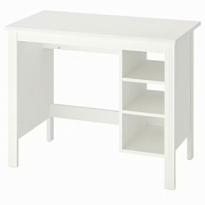 IKEA イケア デスク ホワイト 90x52cm m20439764 BRUSALI ブルサリ