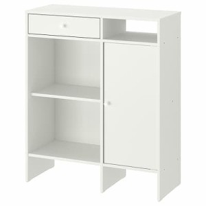 IKEA イケア サイドボード ホワイト 78x92cm m00553618 BAGGEBO バッゲボー 