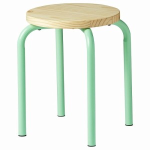 IKEA イケア スツール ライトグリーン パイン材 m20560439 DOMSTEN ドムステン 