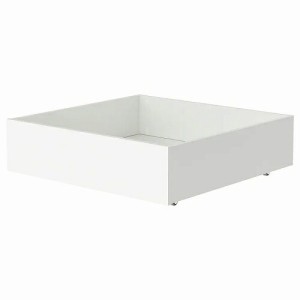 IKEA イケア ベッド下収納ボックス ホワイト 63x62cm m60556039 BRUKSVARA ブルクスヴァーラ