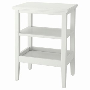 IKEA イケア サイドテーブル ホワイト 白 46x36cm m80496049 IDANAS イダネス 