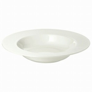 IKEA イケア 深皿 ホワイト 白 24cm 大皿 E40319020 OFANTLIGT オファントリグト