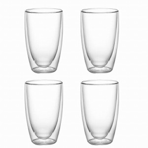 【セット商品】IKEA イケア ダブルウォールグラス 450ml 2ピースx2セット m00511138x2 PASSERAD パッセラド