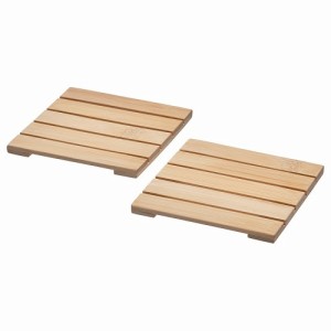 IKEA イケア コースター 竹 2ピース m20573922 STRANDFLOKA ストランドフロカ 