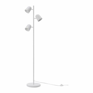 IKEA イケア フロアランプ 3スポット ホワイト 白 150cm z00353233 HUDENE フーデネ