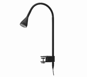 IKEA イケア LEDウォール クリップ式 スポットライト ブラック 黒 n50408327 NAVLINGE ネーヴリンゲ